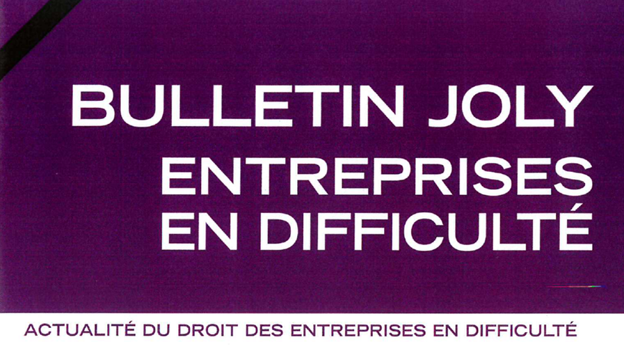 Logo Bulletin Joly Entreprises en difficulté