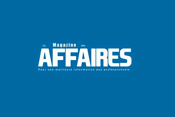 Logo Magazine des Affaires, publication partenaire de CG LAW